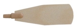 Pyramidenflügel 82mm, Sperrholz,1,6mm mit Schaft