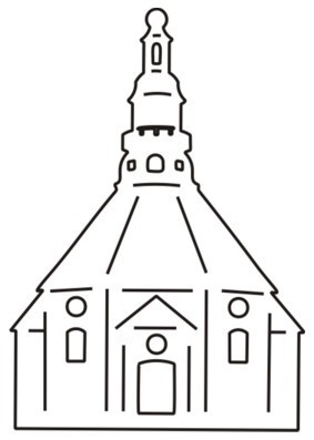 Holz-Bastelmotiv Seiffener Kirche