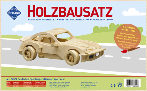 Holzbausatz Deutscher Sportwagen