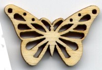 Holz-Bastelmotiv Schmetterling