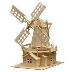 Holzbausatz Windmühle
